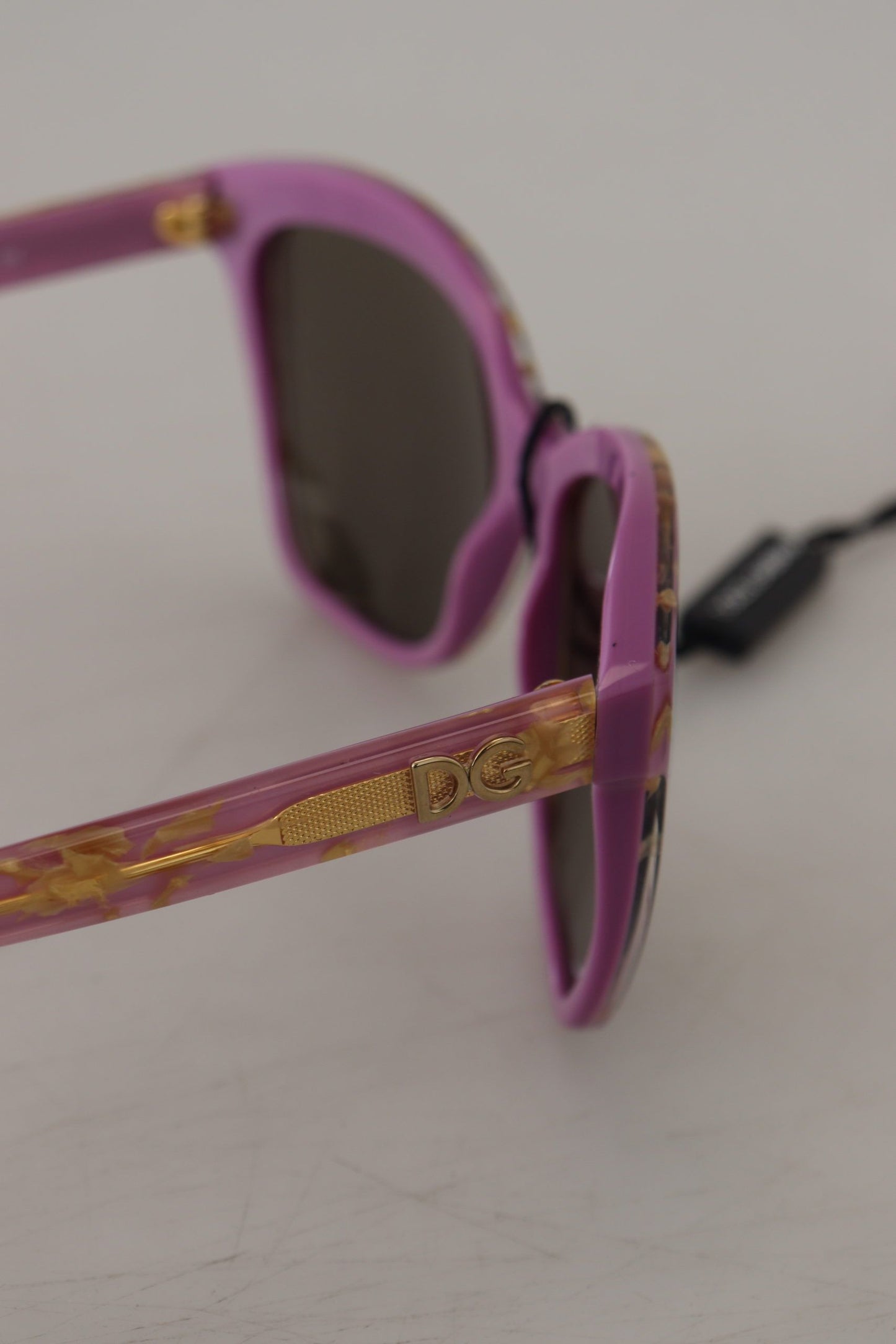 Dolce & Gabbana Elegant Violet Acetate Sunglasses