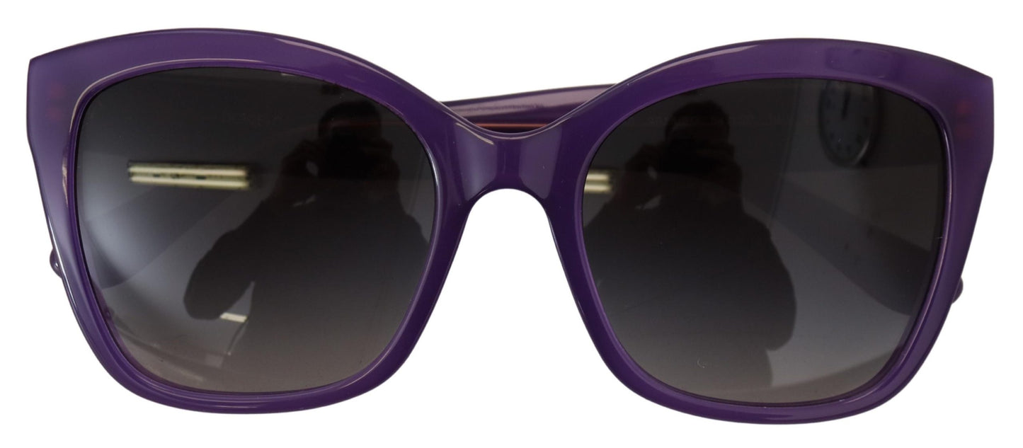 Dolce & Gabbana Elegant Purple Gradient Lens Sunglasses