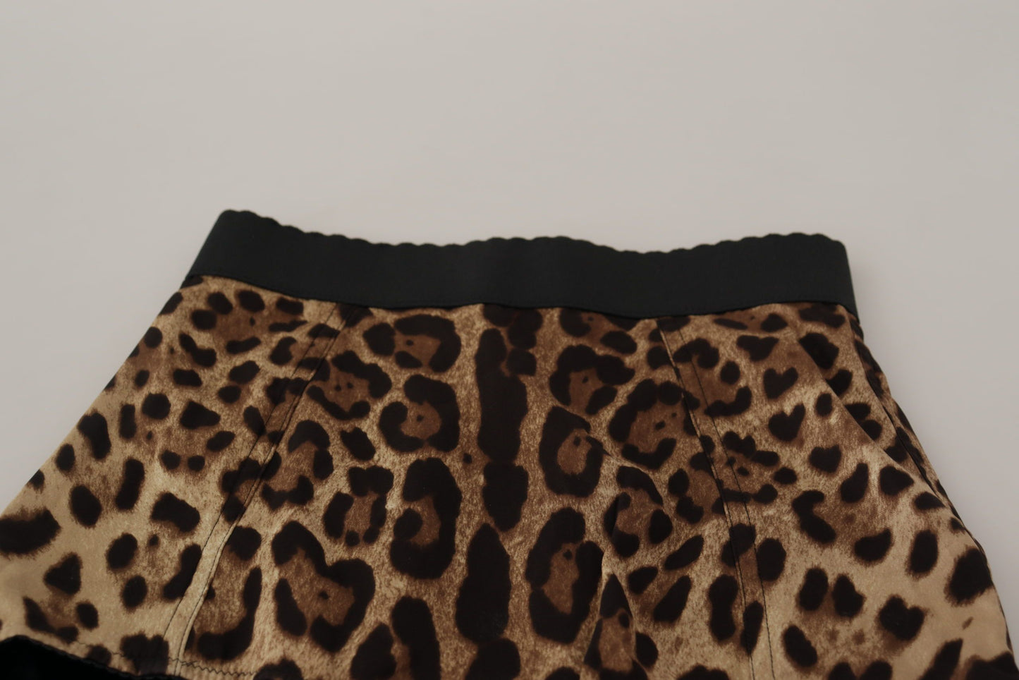 Dolce & Gabbana Leopard Print High Waist Hot Pants Shorts