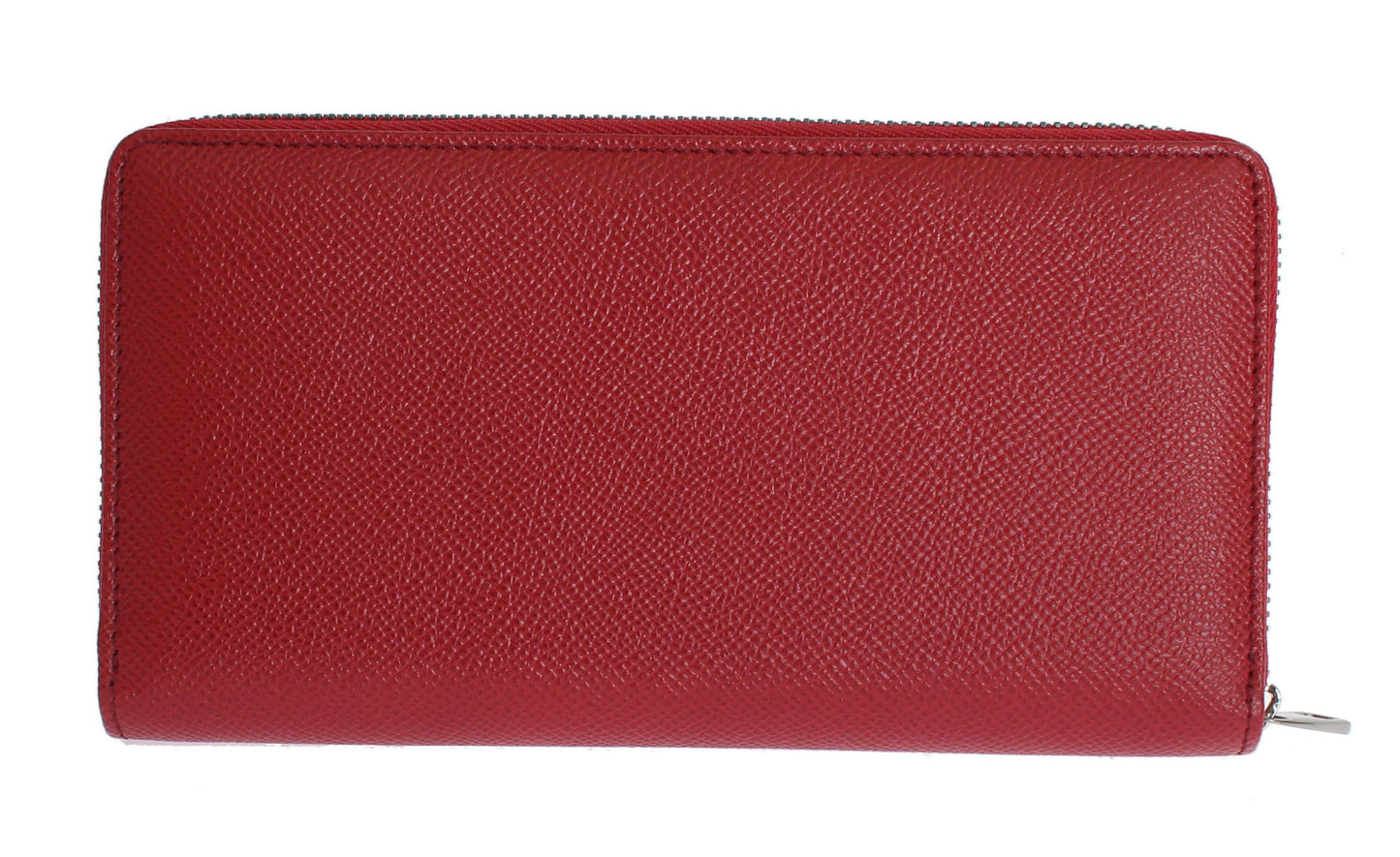 Dolce & Gabbana Elegant Red Leather Continental Wallet