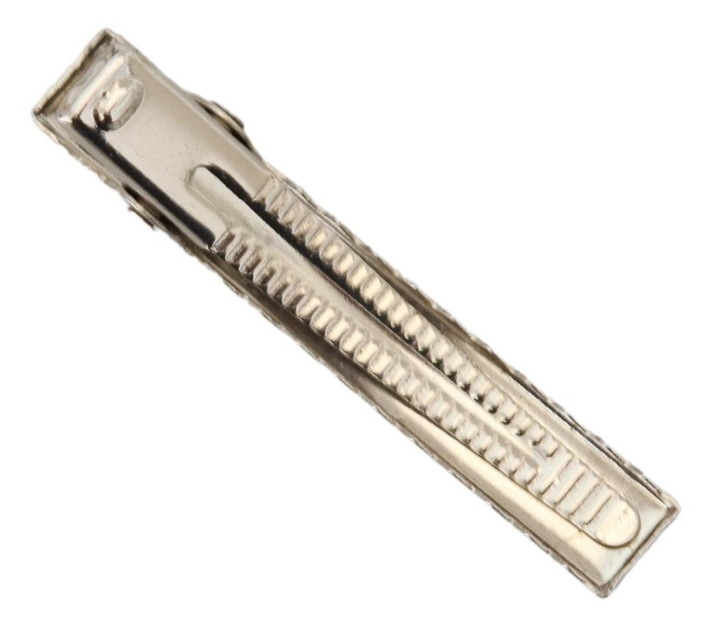 Ermenegildo Zegna Elegant Silver Brass Tie Clip for Men