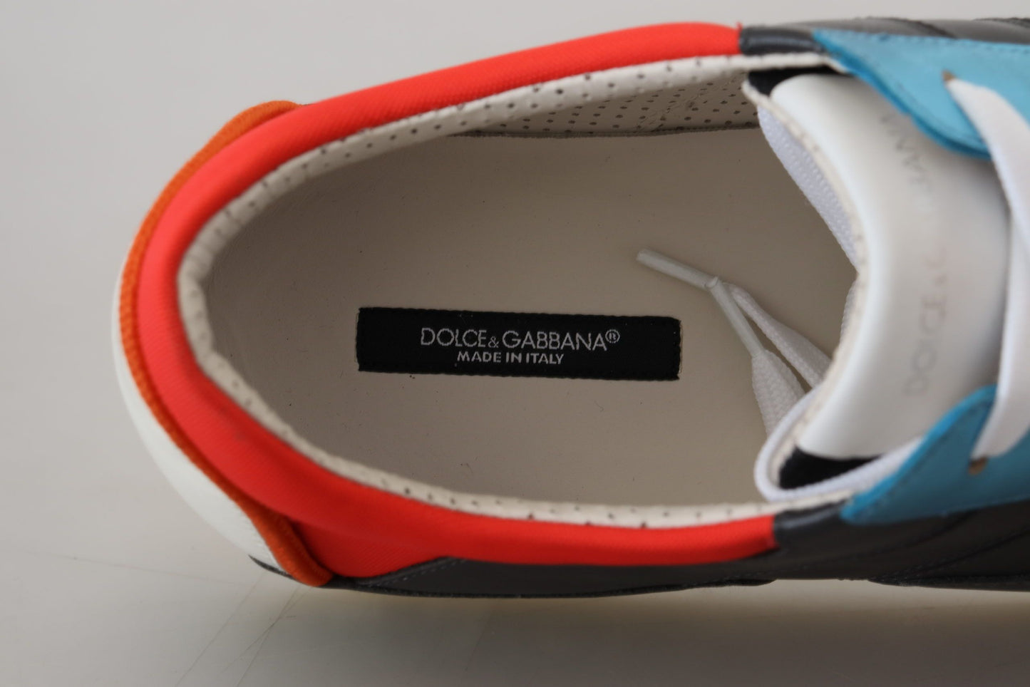 Dolce & Gabbana Multicolor Leather-Blend Low Top Sneakers