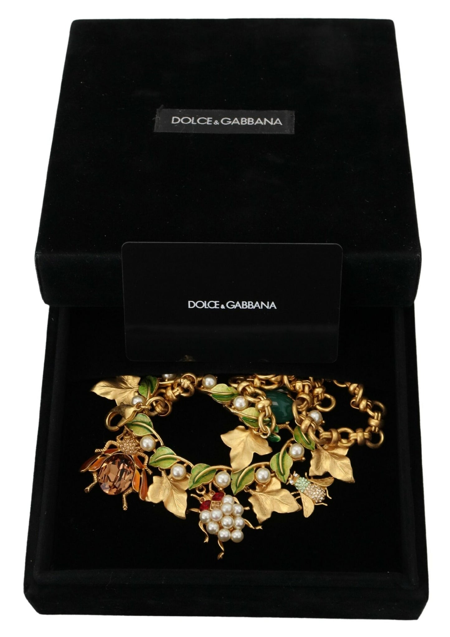 Dolce & Gabbana Elegant Multicolor Crystal Statement Necklace