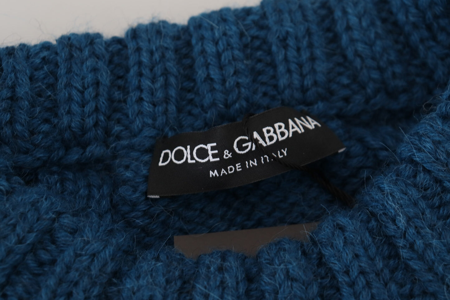 Dolce & Gabbana Elegant Blue Crewneck Sweater