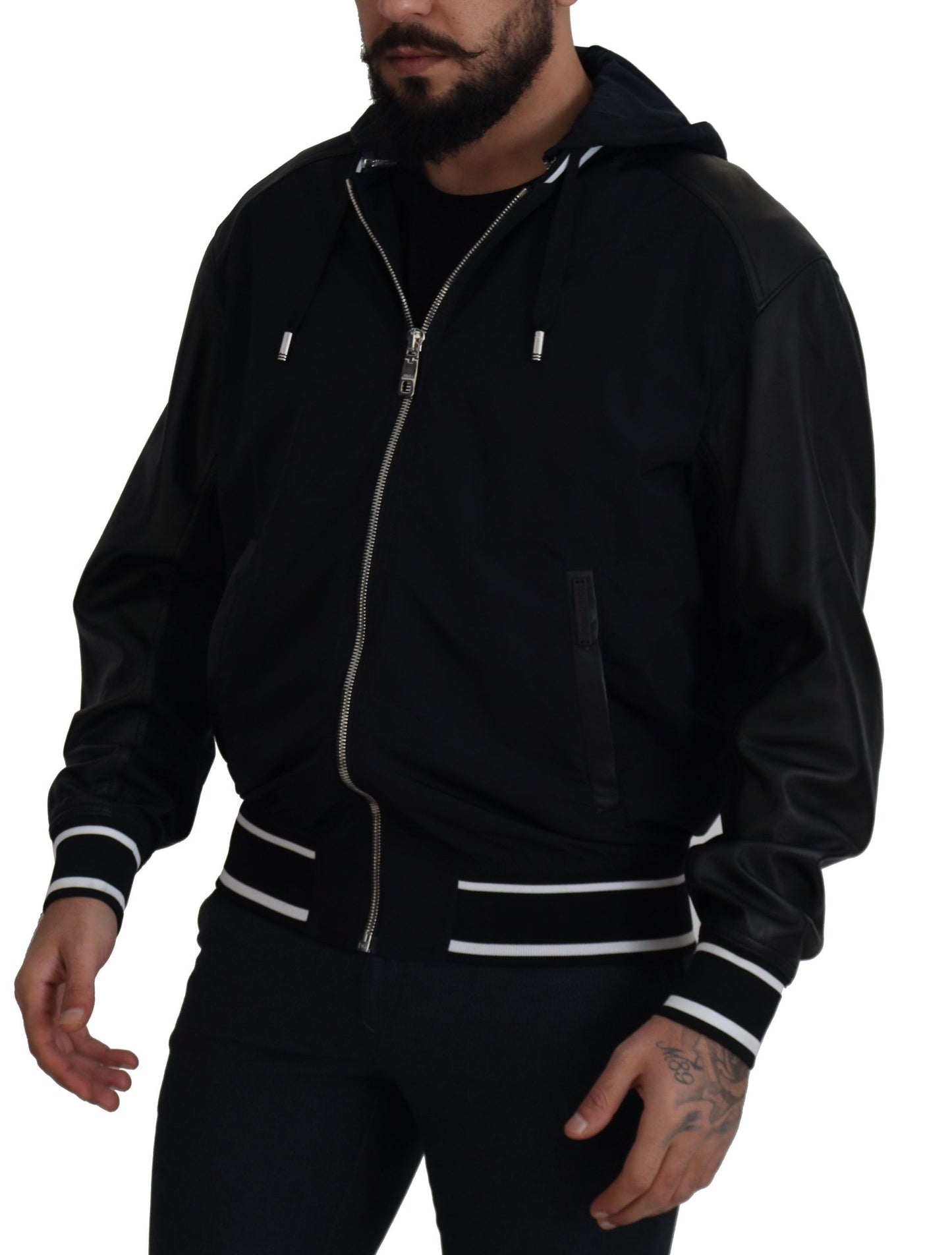 Dolce & Gabbana Elegant Black Bomber Blouson Jacket