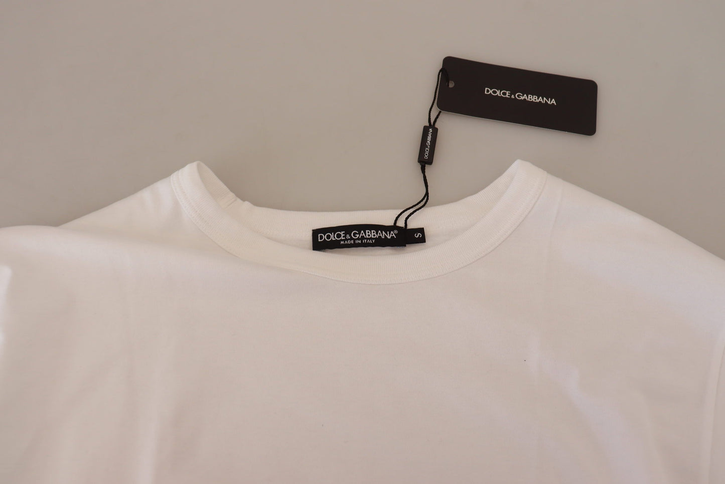 Dolce & Gabbana Elegant Short Sleeve Silk Crewneck Tee