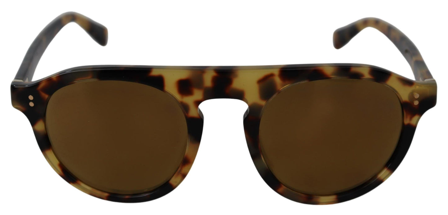 Dolce & Gabbana Chic Tortoiseshell Acetate Sunglasses