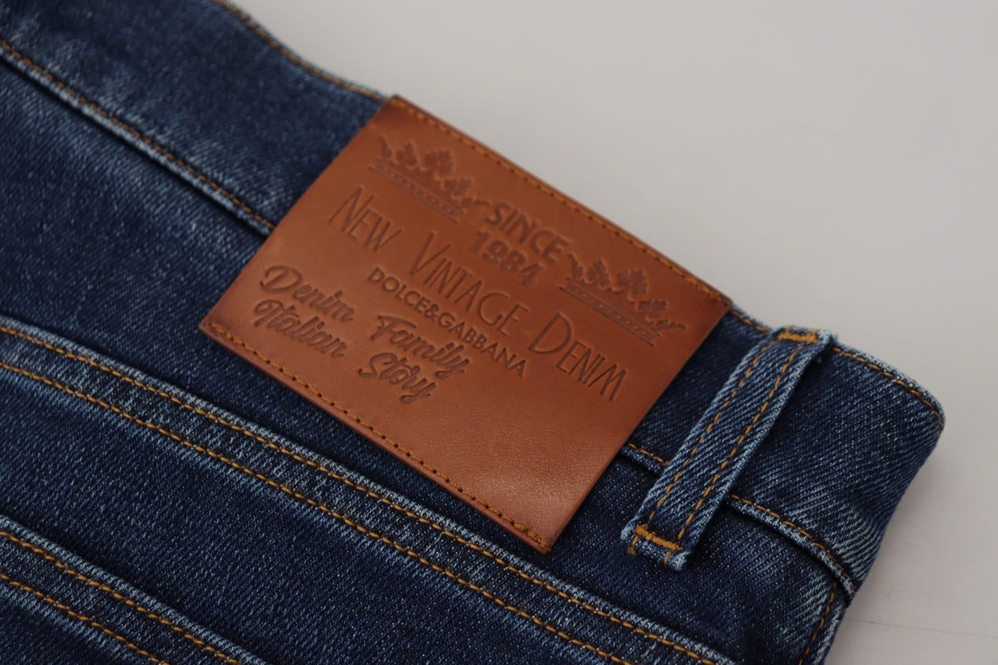 Dolce & Gabbana Chic Slim Fit Italian Denim Sensation
