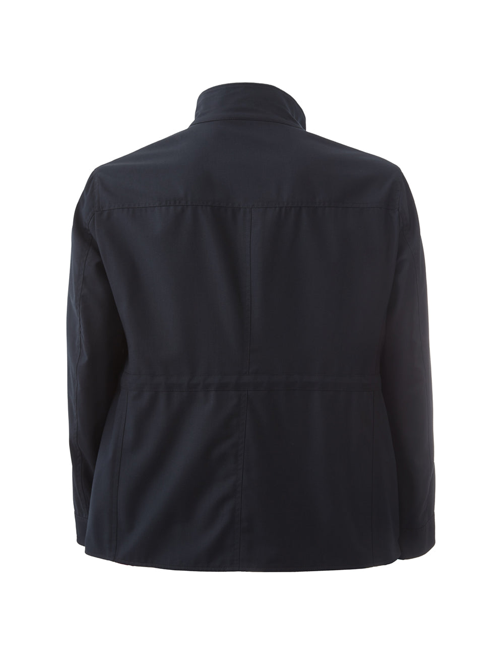 Lardini Reversible Wool Jacket with Zip Closure