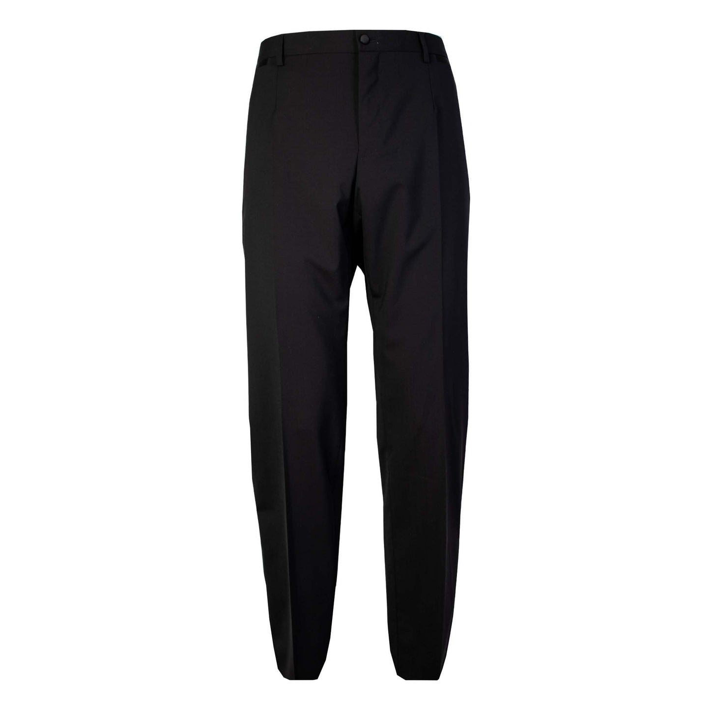 Dolce & Gabbana Elegant Black Wool Tuxedo Trousers