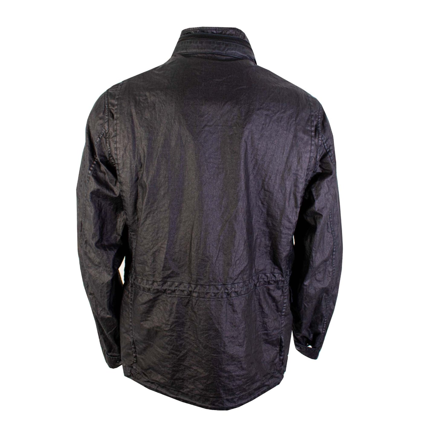 C.P. Company Sleek Black Tech Fabric Overshirt Jacket