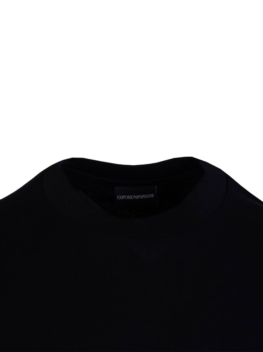 Emporio Armani Chic Black Cotton T-Shirt – Classic Regular Fit