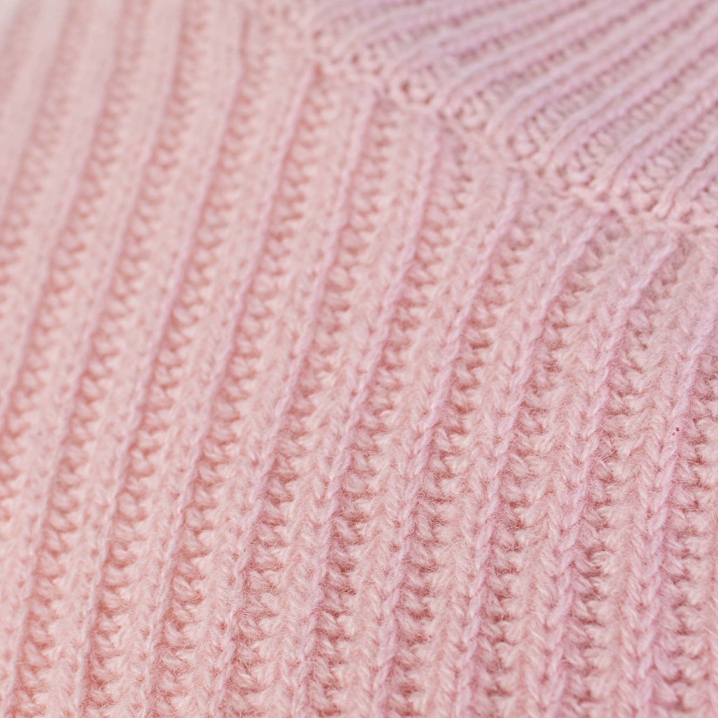 Malo Chic Pink Ribbed Cashmere Sweater