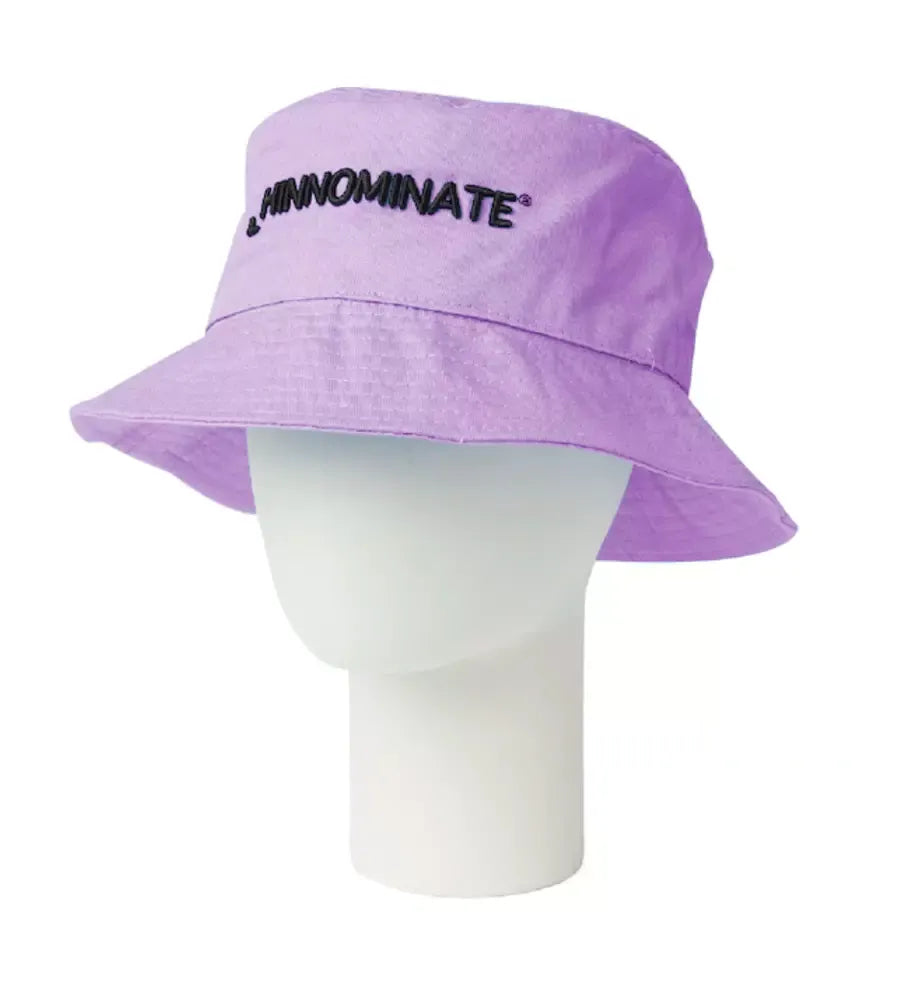 Hinnominate Elegant Purple Logo Hat - 100% Cotton