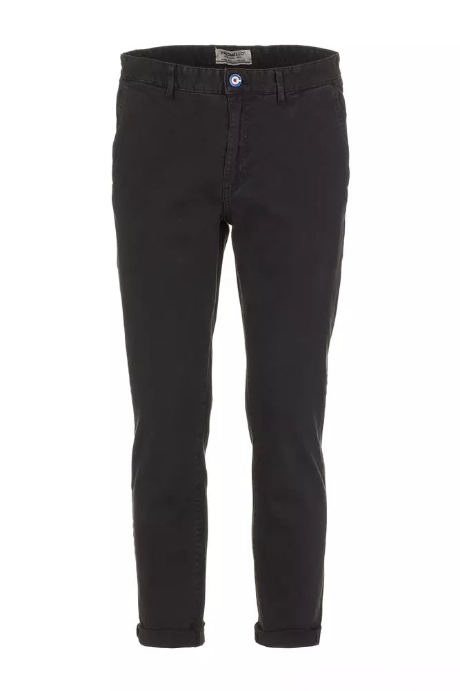 Fred Mello Elegant Four-Pocket Cotton Pants