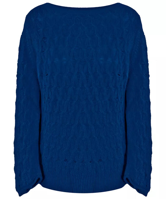 Malo Elegant Wool-Cashmere Boat Neck Sweater