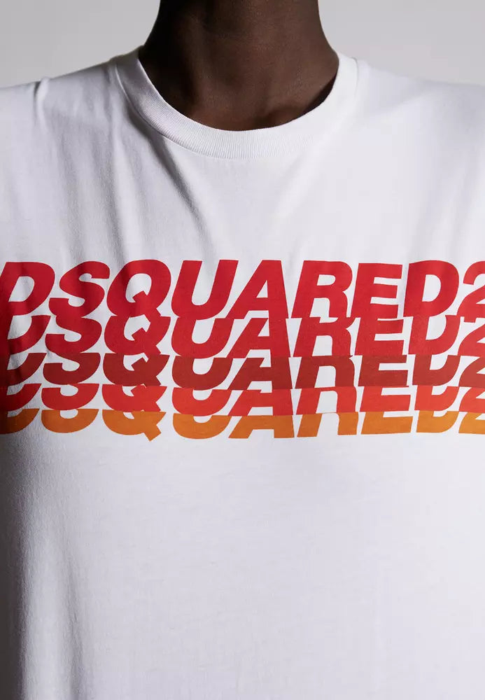 Dsquared² Elevated Casual Cotton Tee with Signature Appeal