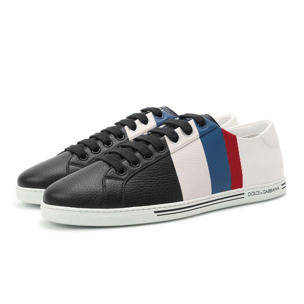 Dolce & Gabbana Multicolored Calfskin Low Sneakers