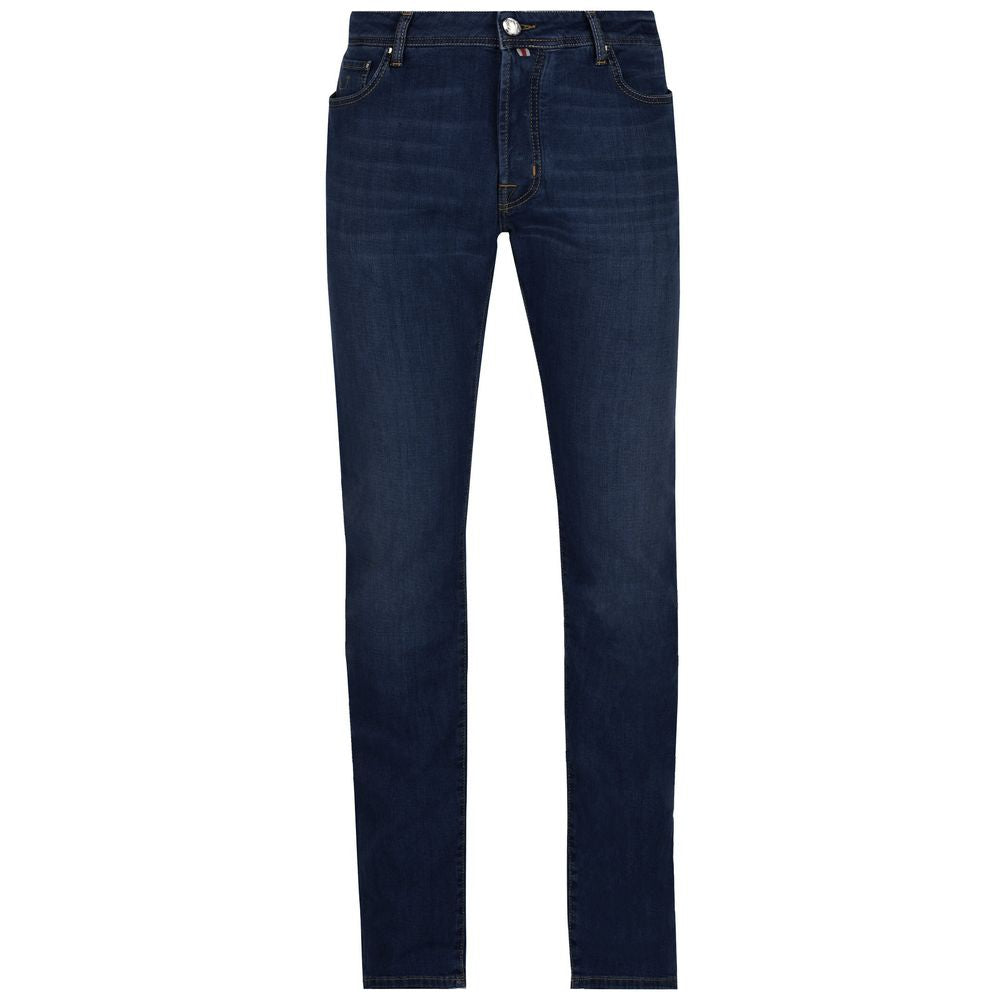 Jacob Cohen Sleek Dark Blue Slim Fit Denim Elegance