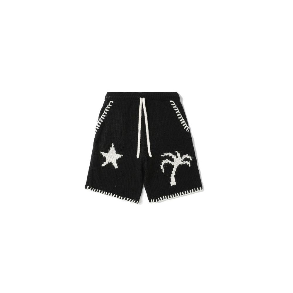 Palm Angels Iconic Oversized Woolen Shorts