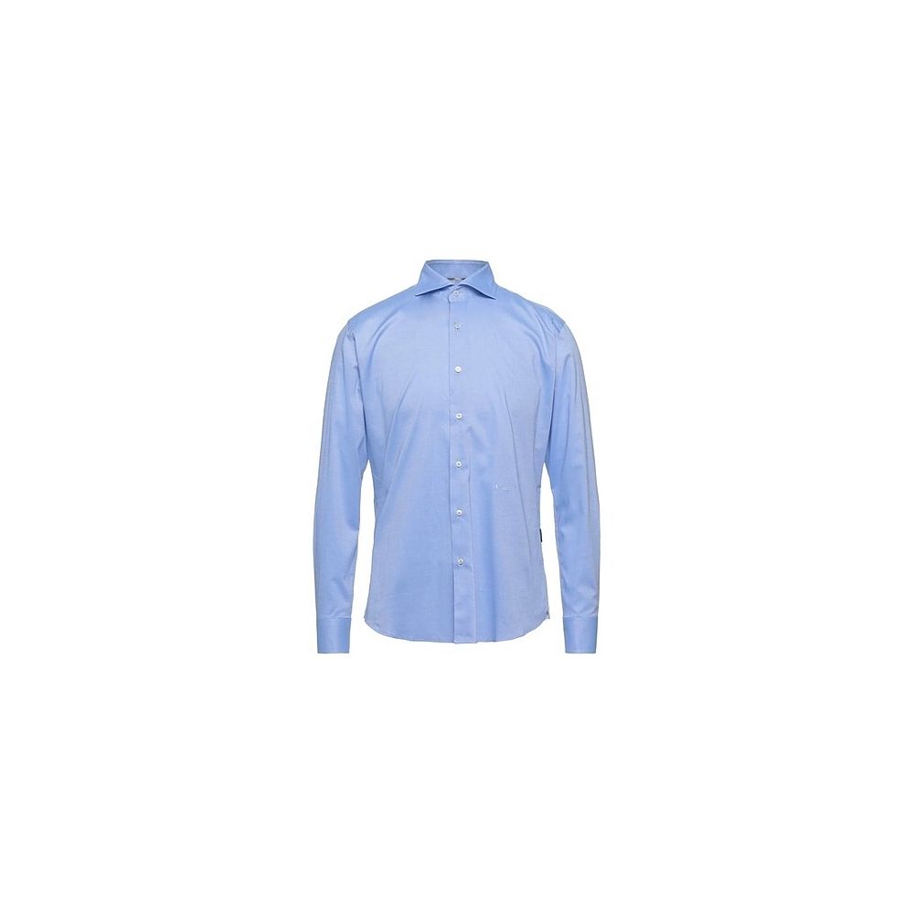 Aquascutum Elegant Cotton Shirt with Iconic Embroidery