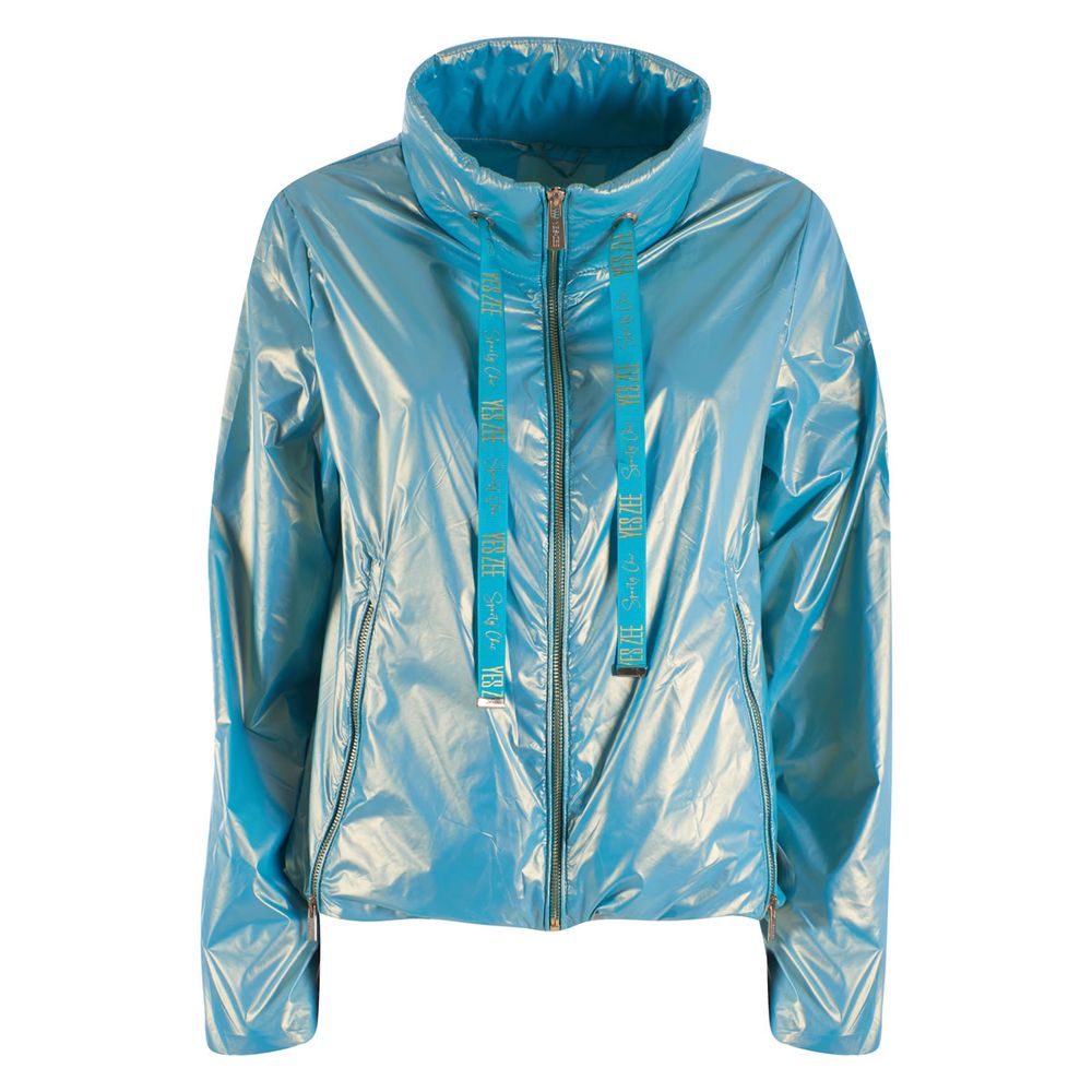 Yes Zee Pearlescent Nylon Three-Zip Jacket