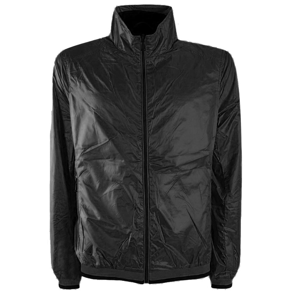 Yes Zee Sleek Black Nylon Men's Jacket