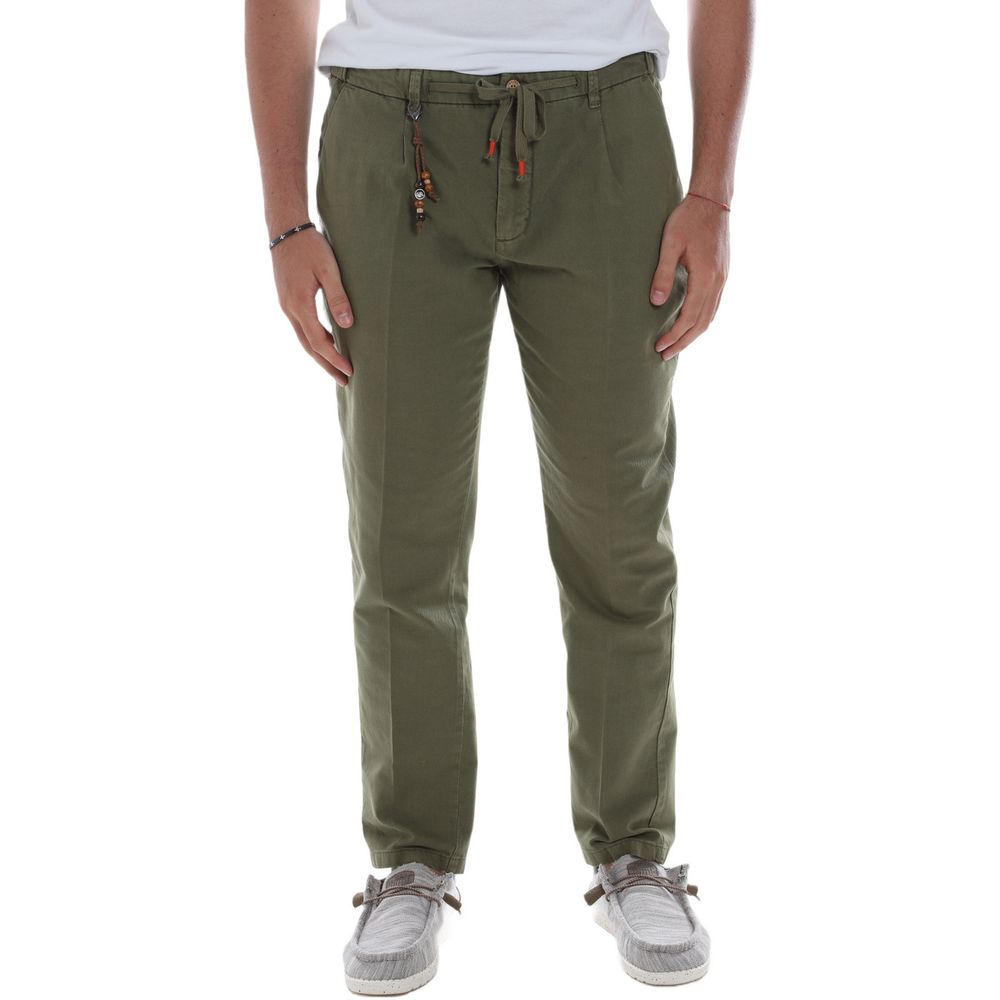 Yes Zee Elastic Waist Soft Cotton Trousers