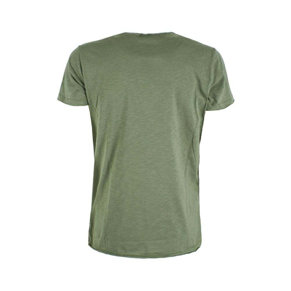 Yes Zee Summer Chic V-Neck Tee with Pocket Detail