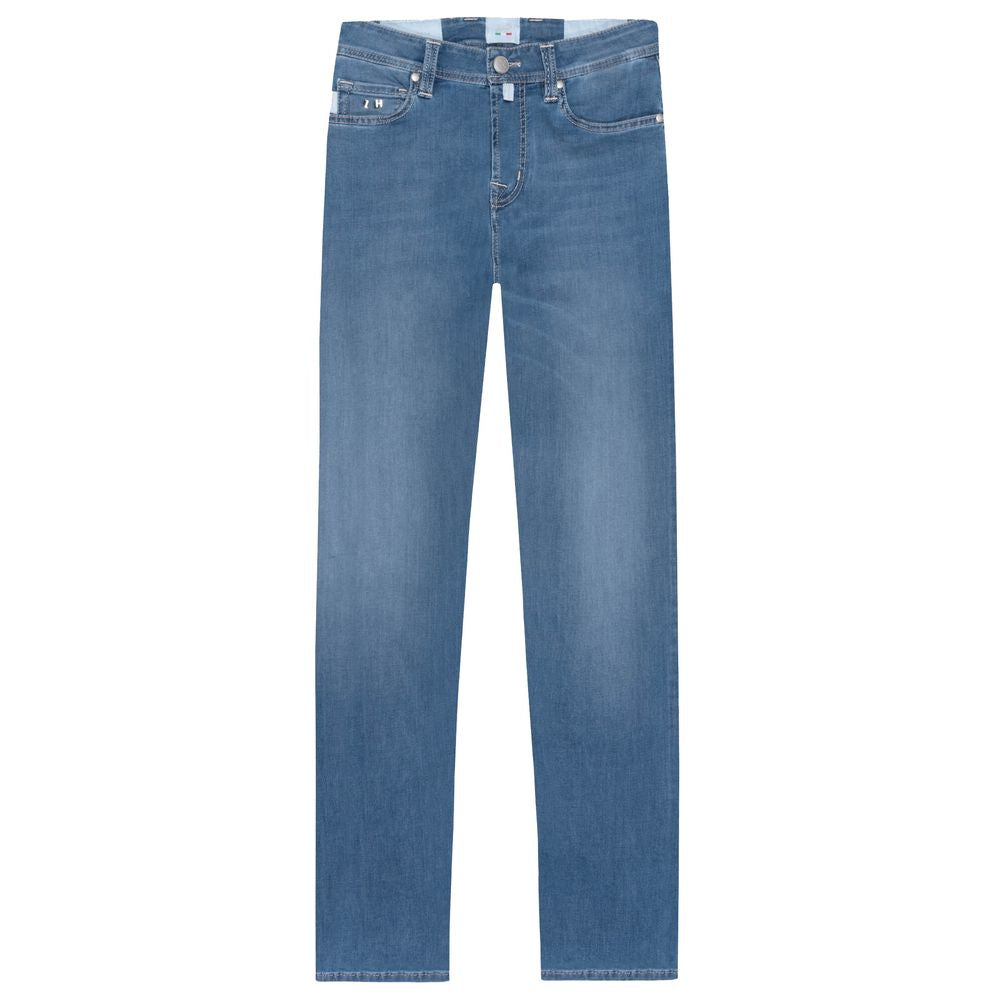 Tramarossa Elevated Essentials: Chic Men's Light Blue Jeans