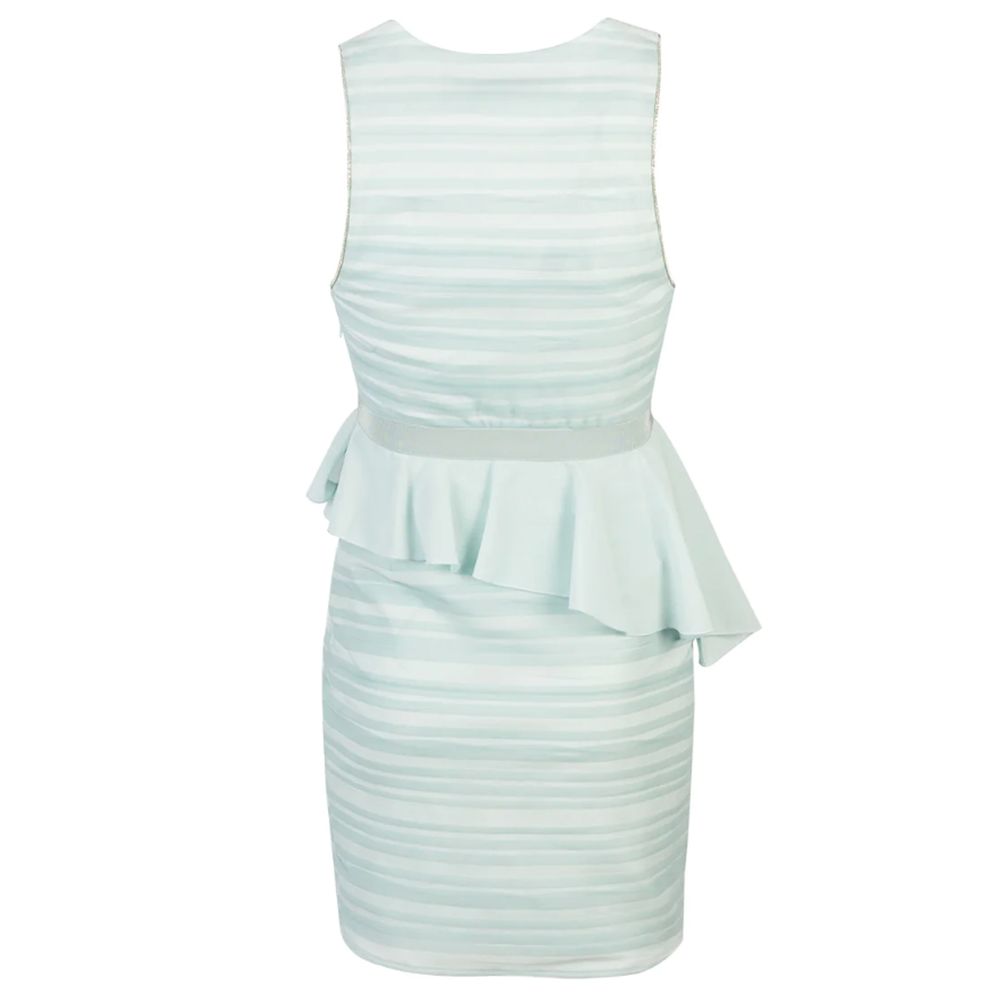 Patrizia Pepe Sleeveless Crepe Ruffle Dress