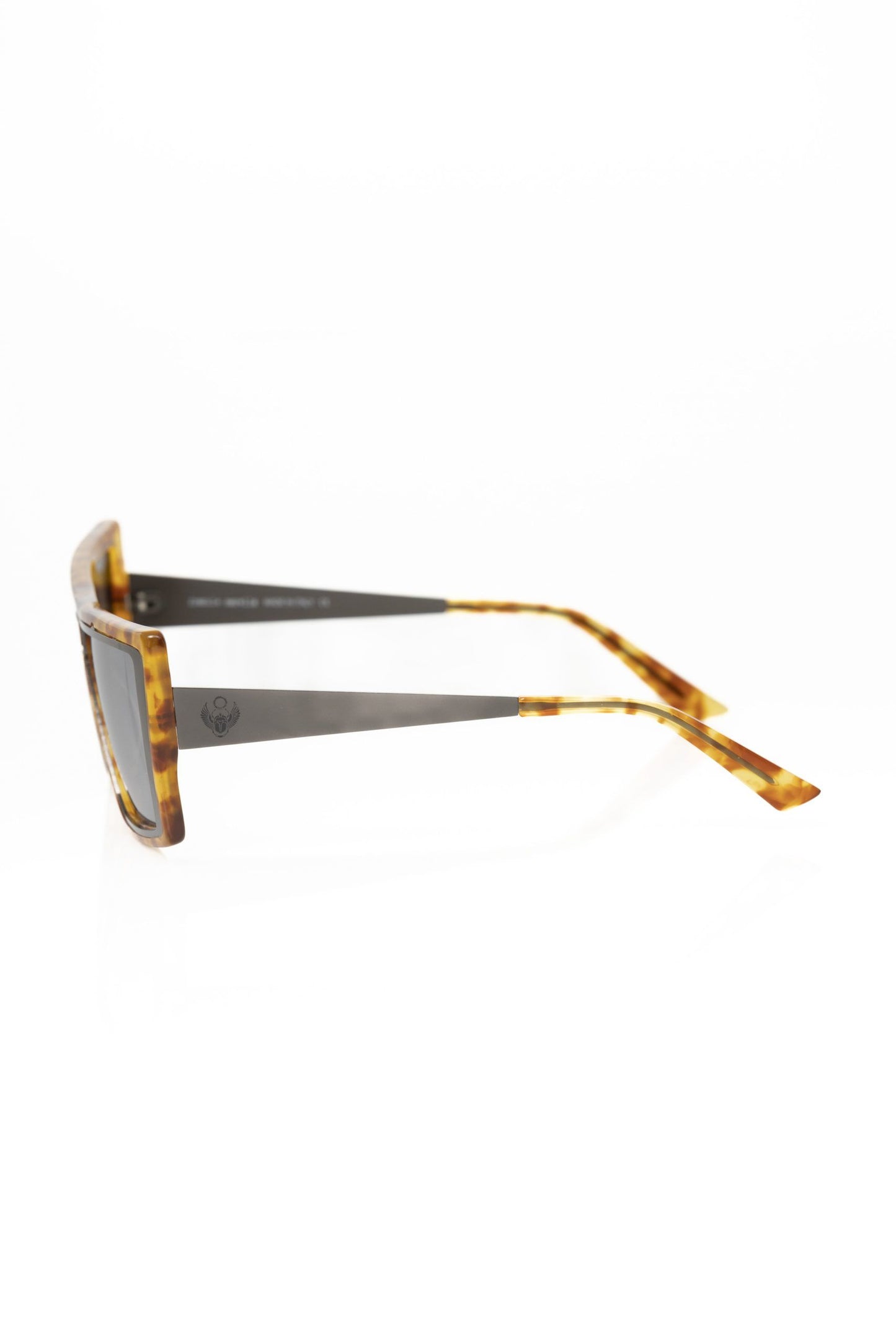 Frankie Morello Chic Tortoise Shell Square Sunglasses