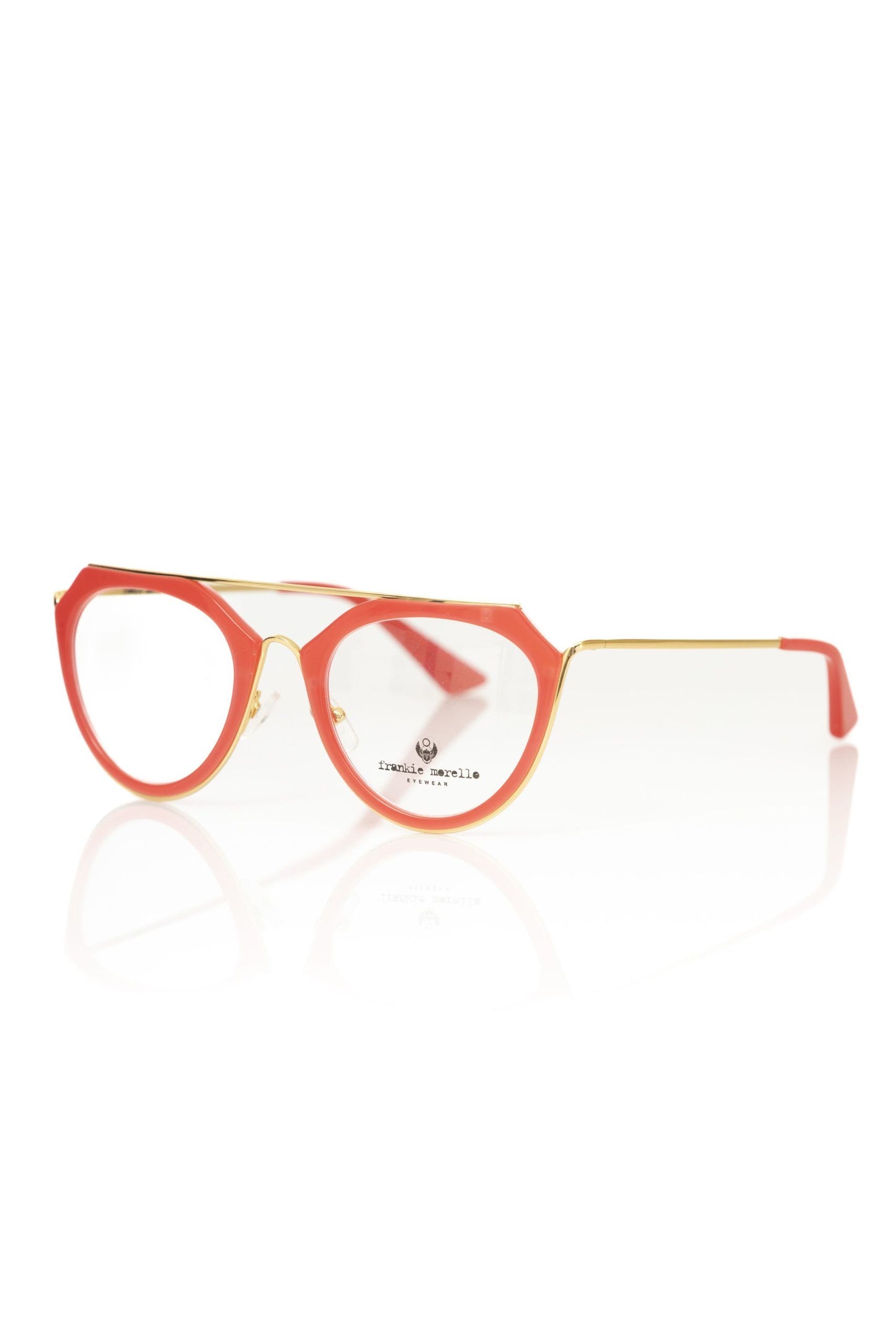 Frankie Morello Aviator Coral Profile Chic Eyeglasses