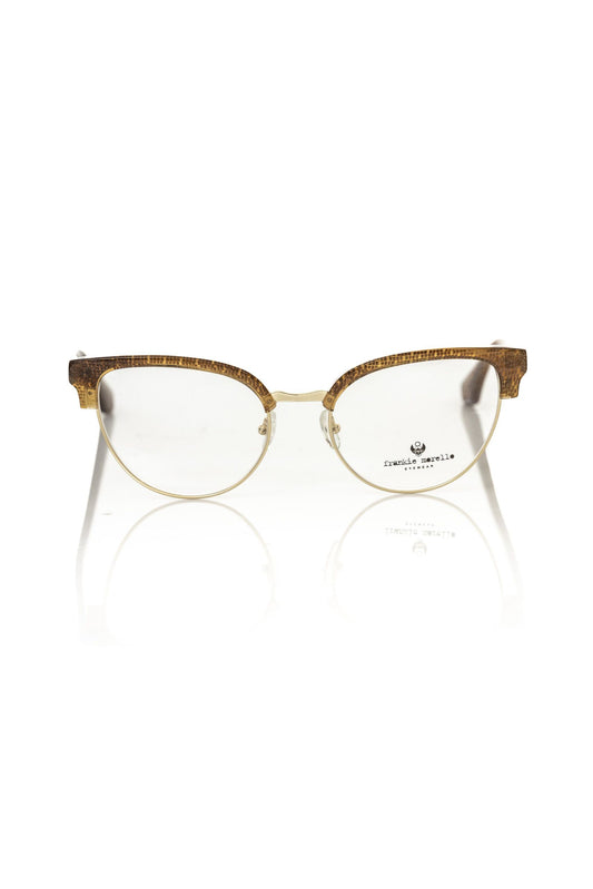 Frankie Morello Glitter-Trimmed Clubmaster Eyeglasses