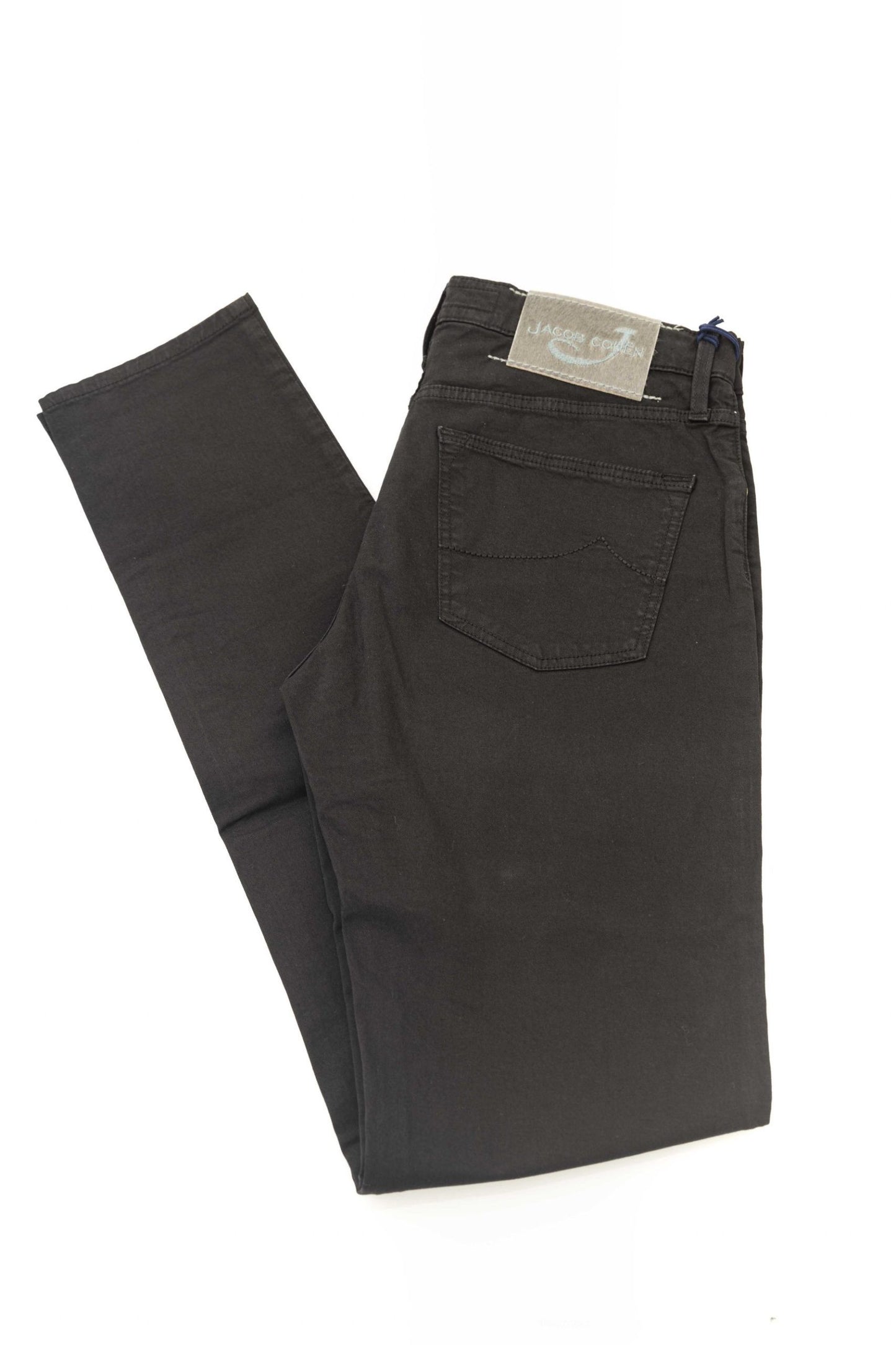 Jacob Cohen Elegant Slim Fit Black Jeans