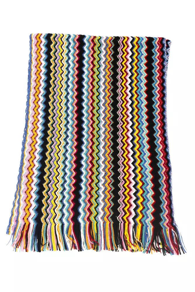 Missoni Fringed Geometric Fantasy Scarf