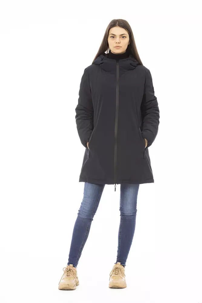 Baldinini Trend Chic Double-Faced Down Jacket with Monogram