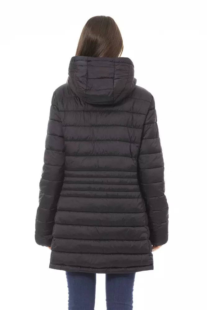 Baldinini Trend Chic Double-Faced Down Jacket with Monogram