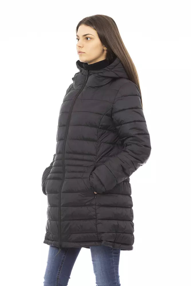 Baldinini Trend Chic Double-Faced Down Jacket with Monogram