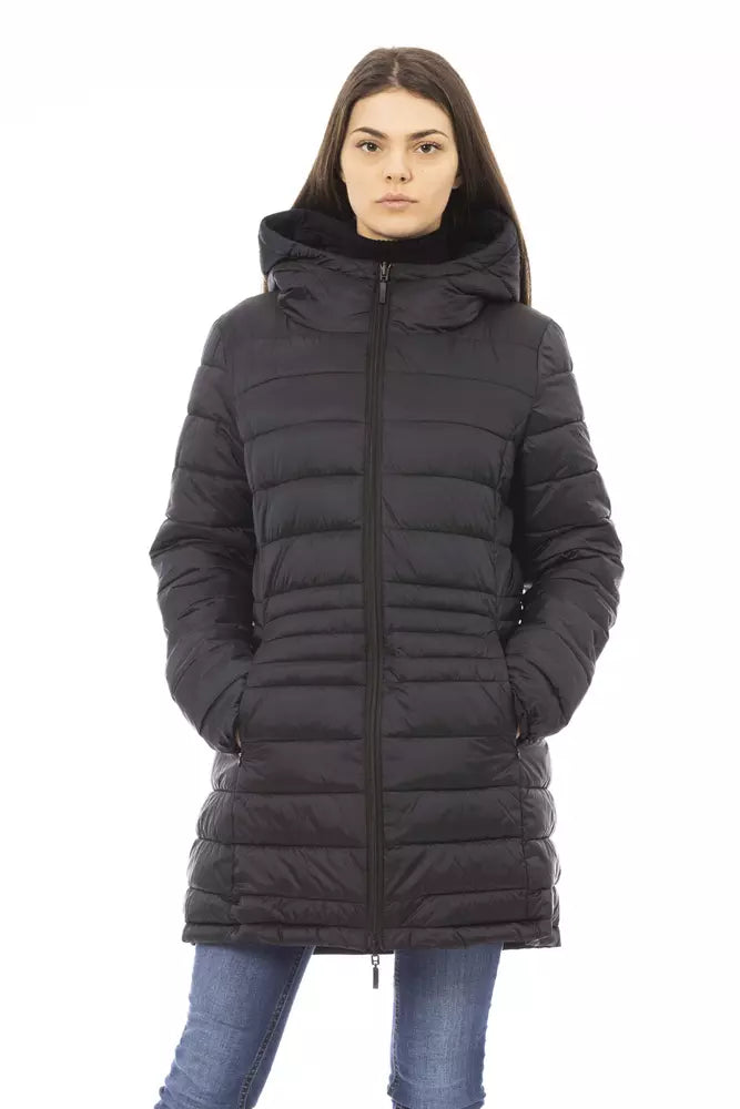 Baldinini Trend Chic Double-Faced Down Jacket with Monogram