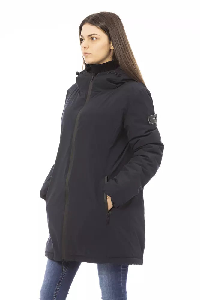 Baldinini Trend Chic Double-Faced Down Jacket with Monogram