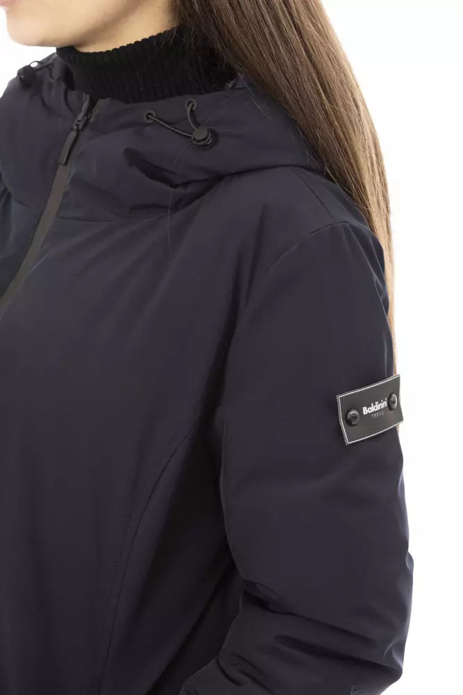 Baldinini Trend Chic Double-Faced Down Jacket with Monogram