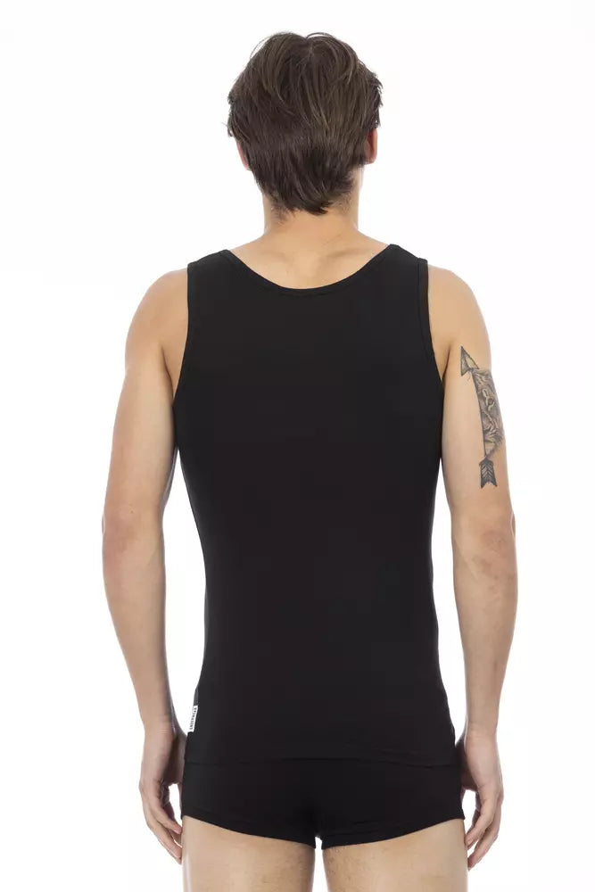 Bikkembergs Sleek Dual Pack Stretch Cotton Tank Tops