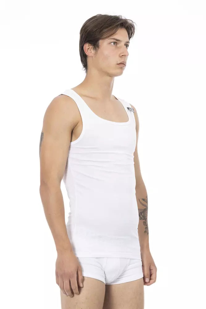 Bikkembergs Sleek Bi-Pack Stretch Cotton Men's Tank Top