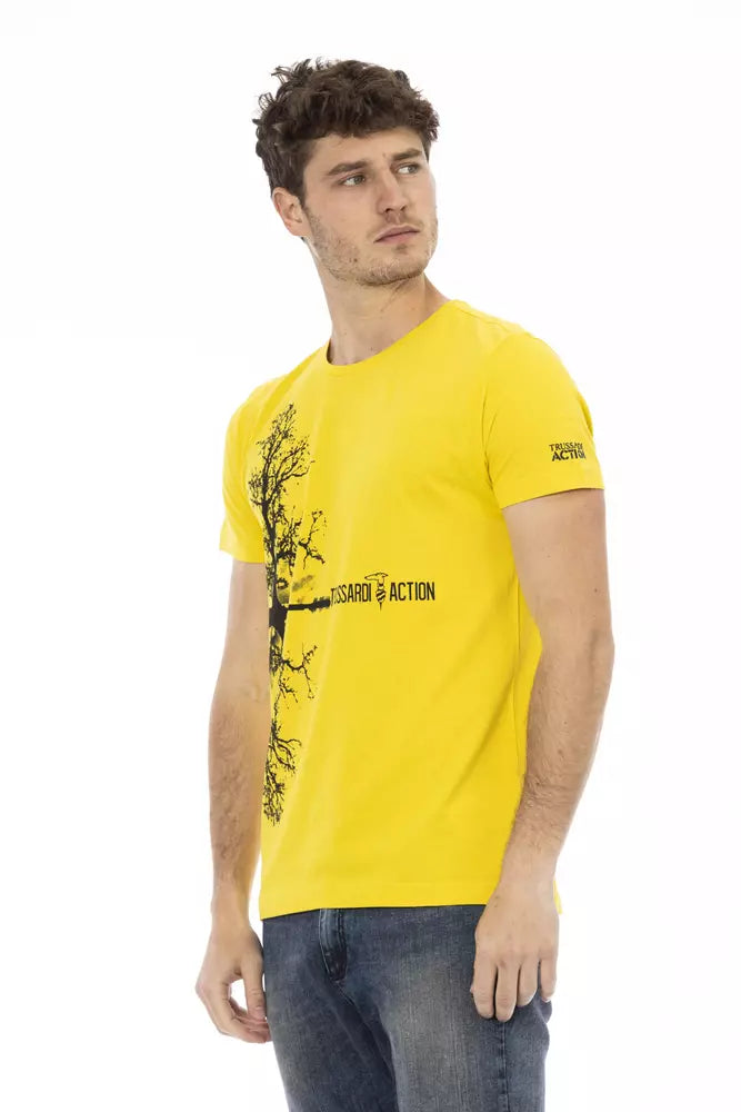 Trussardi Action Sunny Day Casual Chic Cotton Tee