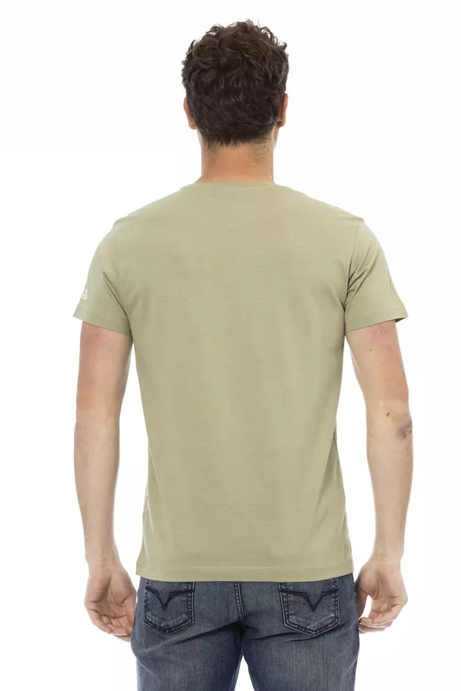 Trussardi Action Emerald Green Short Sleeve Fashion Tee