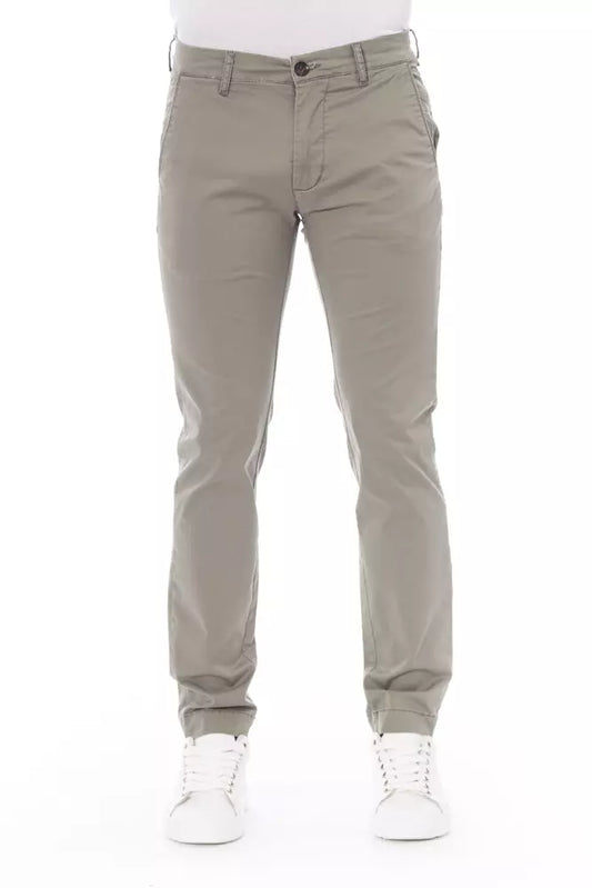 Baldinini Trend Elegant Beige Chino Trousers for Men