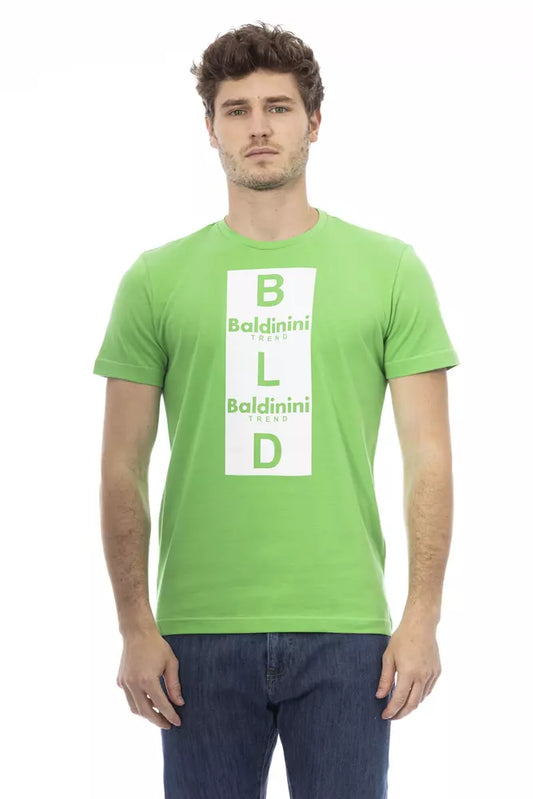 Baldinini Trend Emerald Elegance Cotton Tee