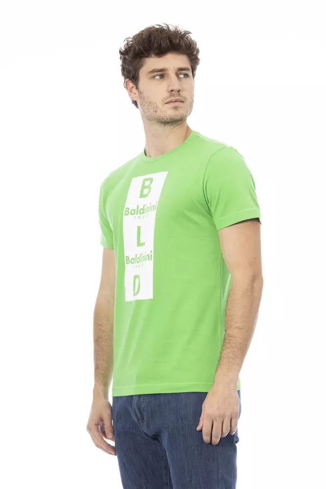 Baldinini Trend Emerald Elegance Cotton Tee