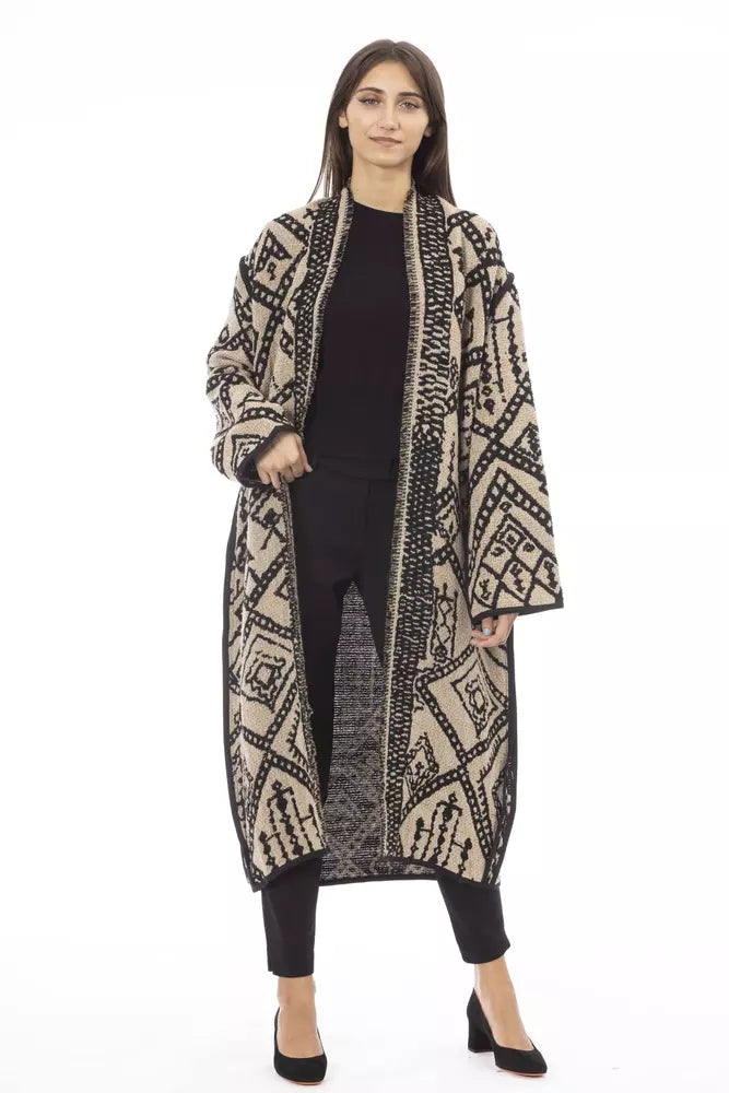 Alpha Studio Scandian Double Jacquard Elegance Coat